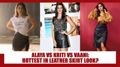 Alaya F & Kriti Sanon To Vaani Kapoor: Actress Who Can’t Get Enough Of Leather Skirt Look