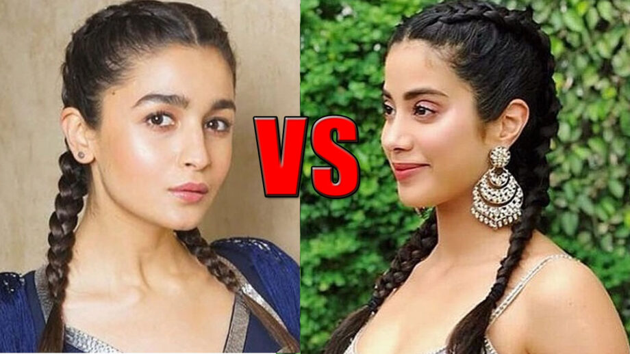 Alia Bhatt Or Janhvi Kapoor: Which Diva Nailed The Double Dutch Braids To Perfection?
