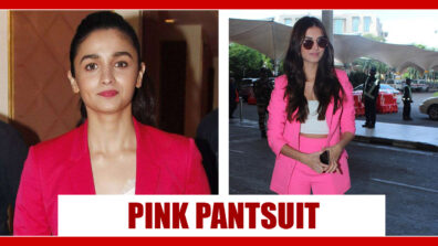 Alia Bhatt Or Tara Sutaria: Who Donned the Pink Pantsuit Better?