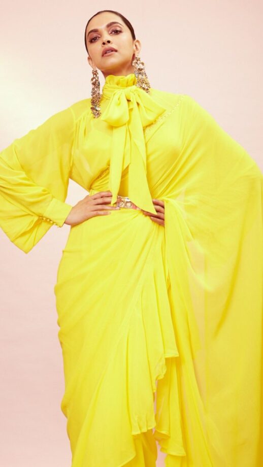 Alia Bhatt Steals The Limelight In Yellow & Top Yellow Attires Of Deepika Padukone - 3