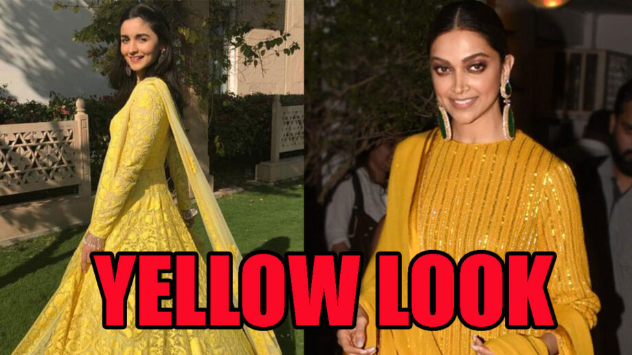 Alia Bhatt Steals The Limelight In Yellow & Top Yellow Attires Of Deepika Padukone 4