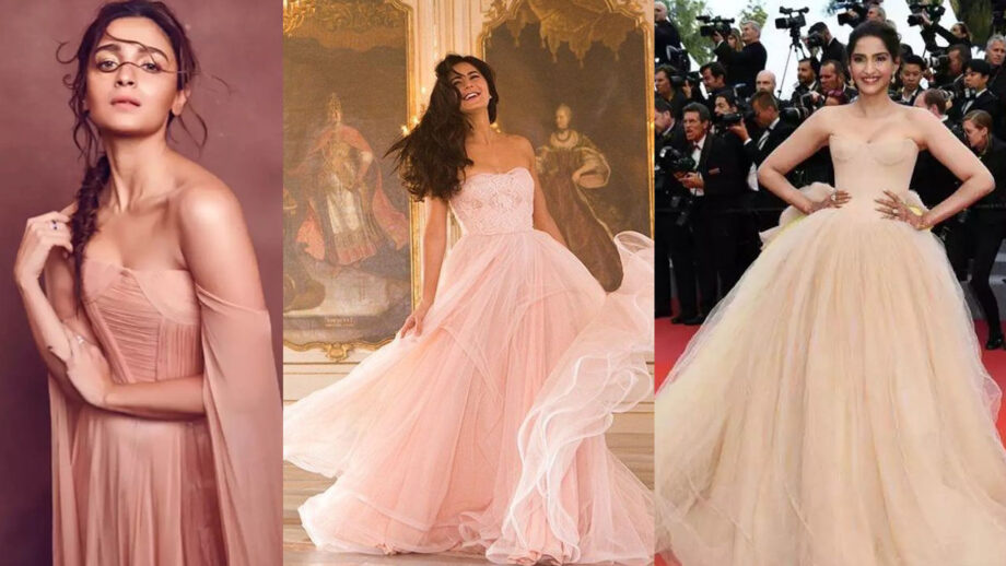 Alia Bhatt VS Katrina Kaif VS Sonam Kapoor: Who Nailed The Skin-Coloured Gown Look?