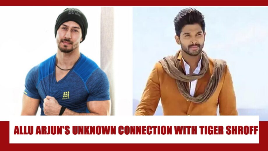 Allu Arjun Has An Adorable UNKNOWN SECRET CONNECTION With Tiger Shroff