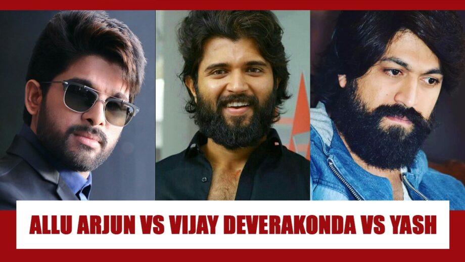 Allu Arjun Vs Vijay Deverakonda Vs Yash: Which South Superstar Has The Sexiest Beard? Vote Now
