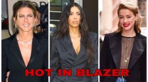 Amber Heard, Kim Kardashian To Jennifer Aniston: Have A Look At The Hot Divas Who Donned No Shirt Only Blazer Look To Perfection