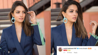 Anita Hassanandani’s angelic avatar in blue, Mohit Kathuria comments ‘Anita Bhabhi’