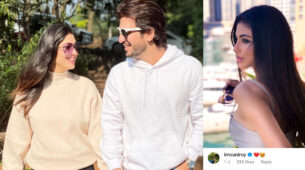 Arjun Bijlani takes a romantic stroll with his wifey, Mouni Roy loves it