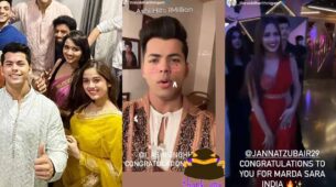 Awesome threesome: Siddharth Nigam congratulates Ashi Singh and Jannat Zubair, read why