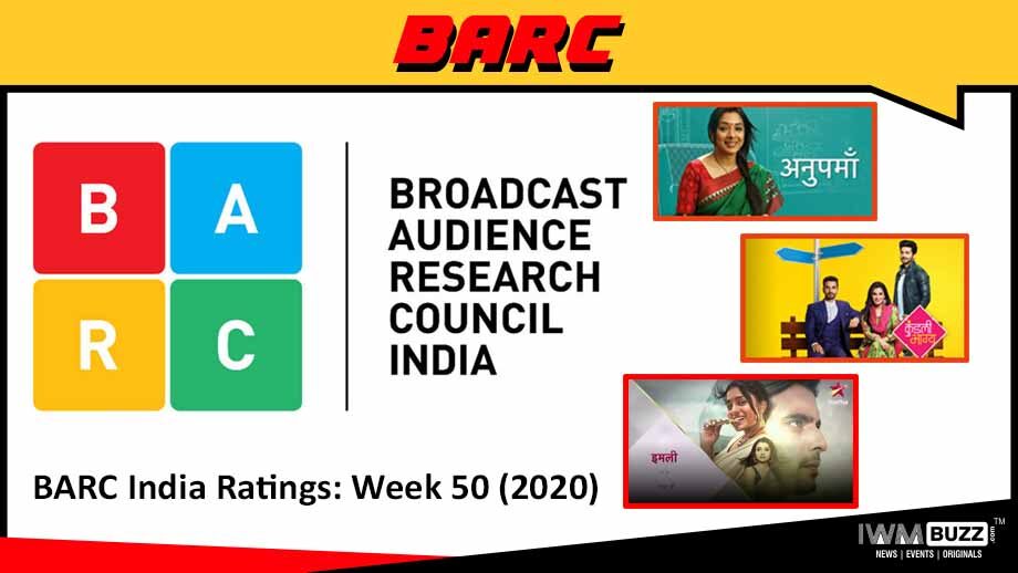 BARC India Ratings: Week 50 (2020); Anupamaa, Kundali Bhagya, Imli continue to rule
