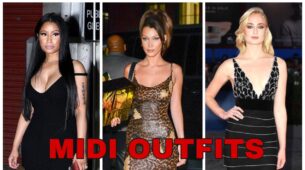 Bella Hadid, Sophie Turner And Nicki Minaj’s Midi Outfits Giving Us Major Autumn Style Inspiration
