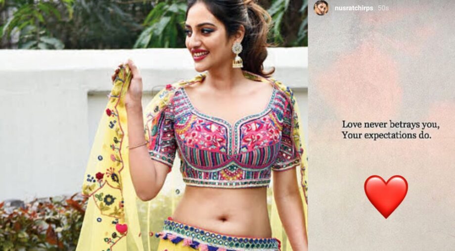 Bengali actress Nusrat Jahan shares cryptic post on 'love', fans worried