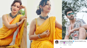 Bhabhi Goes Desi: TMKOC’s Sunayana Fozdar aka Anjali Bhabhi stuns in latest yellow saree, Sanjay Gagnani hires her