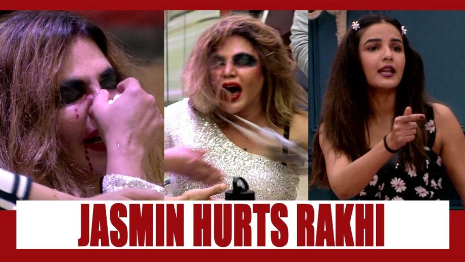 Bigg Boss 14 spoiler alert Day 73: Angry Jasmin Bhasin hurts Rakhi Sawant's nose, injured Rakhi cries inconsolably