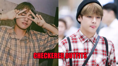 BTS V Aka Kim Taehyung Attractive Looks In Checkered Outfits: Have A Look