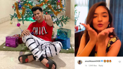 Christmas 2020: Siddharth Nigam reveals his festival plans to the world, Anushka Sen loves it