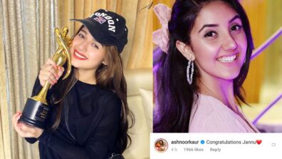 Congratulations Jaanu: Ashnoor Kaur celebrates Jannat Zubair’s huge success