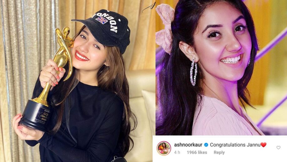 Congratulations Jaanu: Ashnoor Kaur celebrates Jannat Zubair's huge success