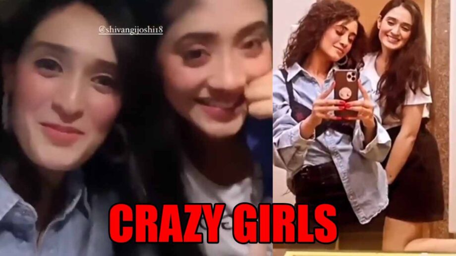 Crazy Girls: Shivangi Joshi and Pankhuri Awasthy have fun together, fans love it