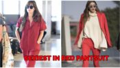 Dakota Johnson Or Gigi Hadid: Who Is The Attractive Diva In A Red Pantsuit?