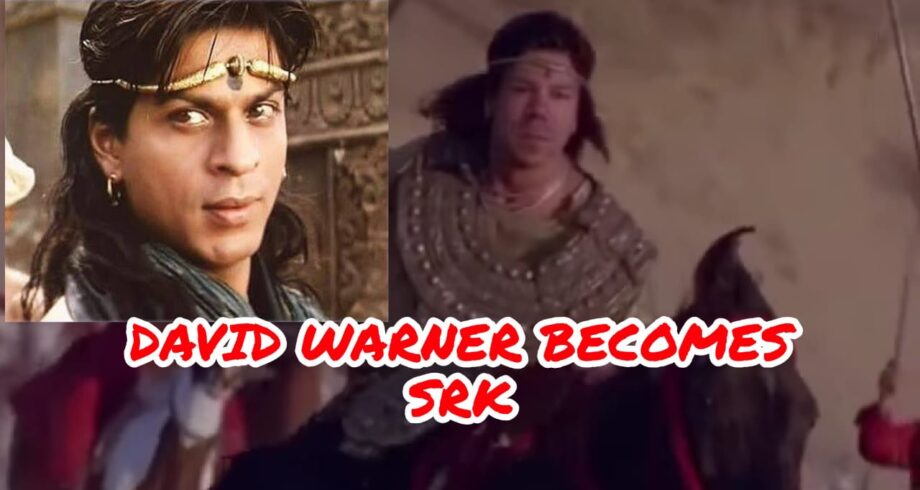 David Warner does a Shah Rukh Khan from Asoka movie, fans can't stop laughing