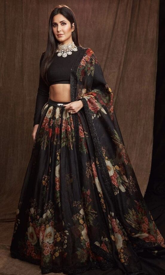 Katrina Kaif, Sara Ali Khan To Ananya Panday: 5 Times Actresses Showed Us The Hottest Way To Style Your Black Lehenga - 2