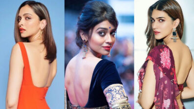 Deepika Padukone, Shriya Saran, And Kriti Sanon: Hottest Stars With Backless Dresses