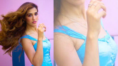 Disha Patani sets internet on fire with her hot blue sleeveless outfit avatar