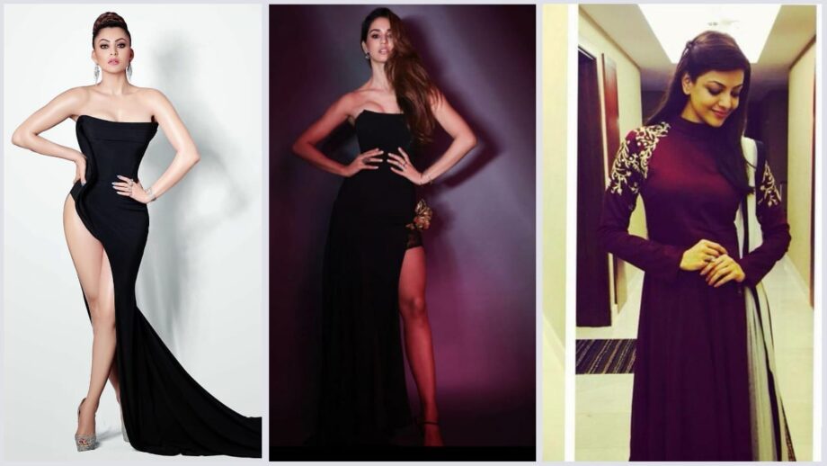 Disha Patani, Urvashi Rautela, And Kajal Aggarwal Know How To Look Smoking Hot In High-Slit Gowns