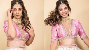 Diva In Pink: Naagin Hina Khan looks resplendent in ethnic wear, fans can’t stop crushing