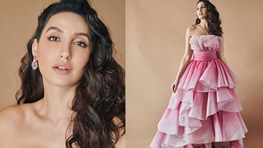 Diva In Pink: Nora Fatehi burns internet with her latest floor-length gown look