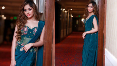 Diva In Saree: Jannat Zubair Rahmani drops scintillating hot photo in transparent green saree, Ashnoor Kaur calls her gorgeous