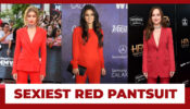 Gigi Hadid, Selena Gomez Or Dakota Johnson: Attractive Hollywood Stars In Red Pantsuit