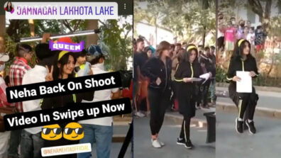 Good News: TMKOC’s Neha Mehta aka Anjali Bhabhi is back on sets again, caught on camera reading a script