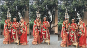 Got Them Both:  RadhaKrishn Bhavesh Balchandani gets lucky with two women, fans feel jealous