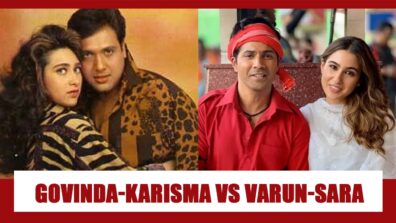 Govinda-Karisma Kapoor OR Varun Dhawan-Sara Ali Khan? Whose ‘Mirchi Lagi Toh Version’ from Coolie No 1 do you like more? Vote Now