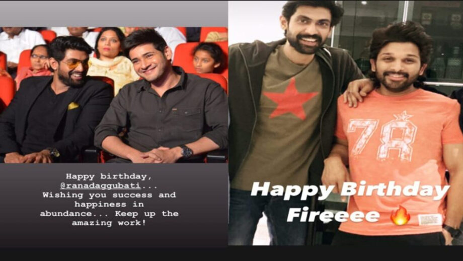 Happy Birthday Rana Daggubati: Allu Arjun and Mahesh Babu shower love and praises 3