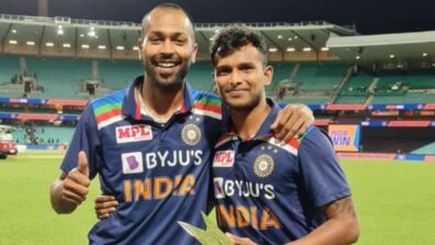 Have A Look At Hardik Pandya’s Beautiful Gesture As He Hands Over His MOTS Trophy To T. Natarajan: Says You Deserve It Bhai 