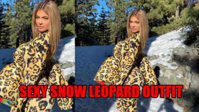 Have A Look At Kylie Jenner’s Latest Snow Leopard Outfit: Sure To Make You Sweat