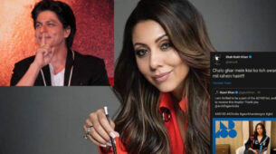 HILARIOUS LOL MOMENT: Shah Rukh Khan makes a funny joke on himself after wifey Gauri Khan wins an award, fans can’t stop laughing