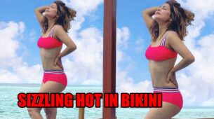 Hina Khan’s latest sizzling hot picture in pink bikini raises heat