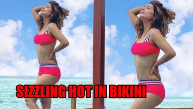 Hina Khan’s latest sizzling hot picture in pink bikini raises heat