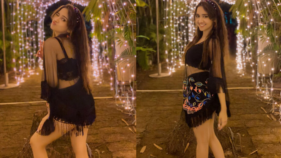 Holiday vibes: Ashi Singh is in some serious party mood, stuns in hot black outfit