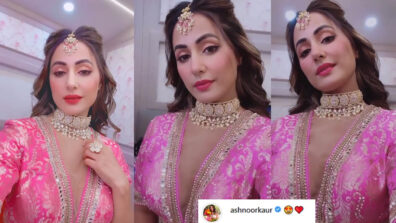 [Hot Desi Look] OMG: Naggin fame Hina Khan is back as Akshara, Ashnoor Kaur loves it