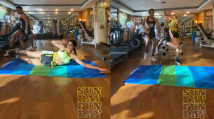[Hot Workout Video] ‘Sunehri Dupehri’ Sara Ali Khan goes funny with friend during workout, fans go bananas