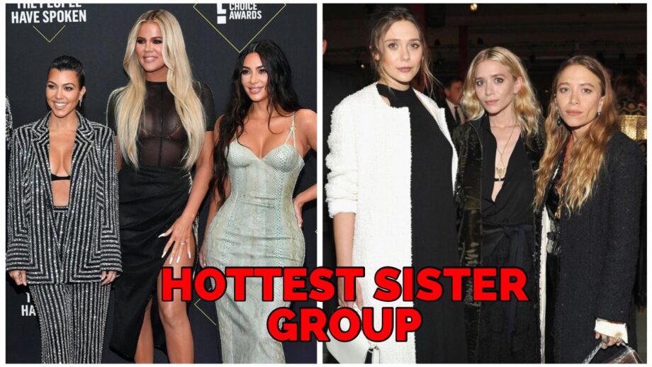 Hottest sister group of Hollywood, Olsen sisters or the Kardashian sisters? Choose now