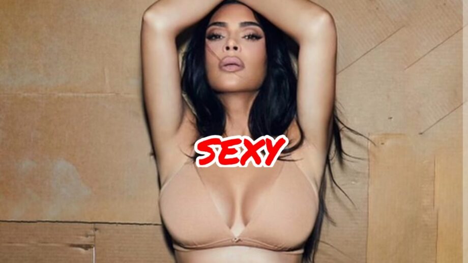 Hottie Alert: Kim Kardashian burns internet with latest nude shade bralette and yoga pants avatar
