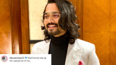 [Photo] ‘Matrimonial site pe bhi upload kar di hai’, Is Bhuvan Bam getting married?