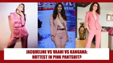 Jacqueline Fernandez, Vaani Kapoor To Kangana Ranaut:  Hottest Actresses Who Donned The Pink Pantsuit Look To Perfection