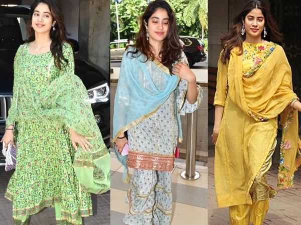 Level Up Your Style Games Taking Inspo From Janhvi Kapoor For Ethnic Looks - 4