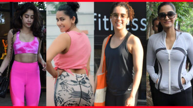 Janhvi Kapoor Vs Sanjana Singh Vs Sanya Malhotra Vs Sonam Kapoor: Hottest Actress In Gym Pant